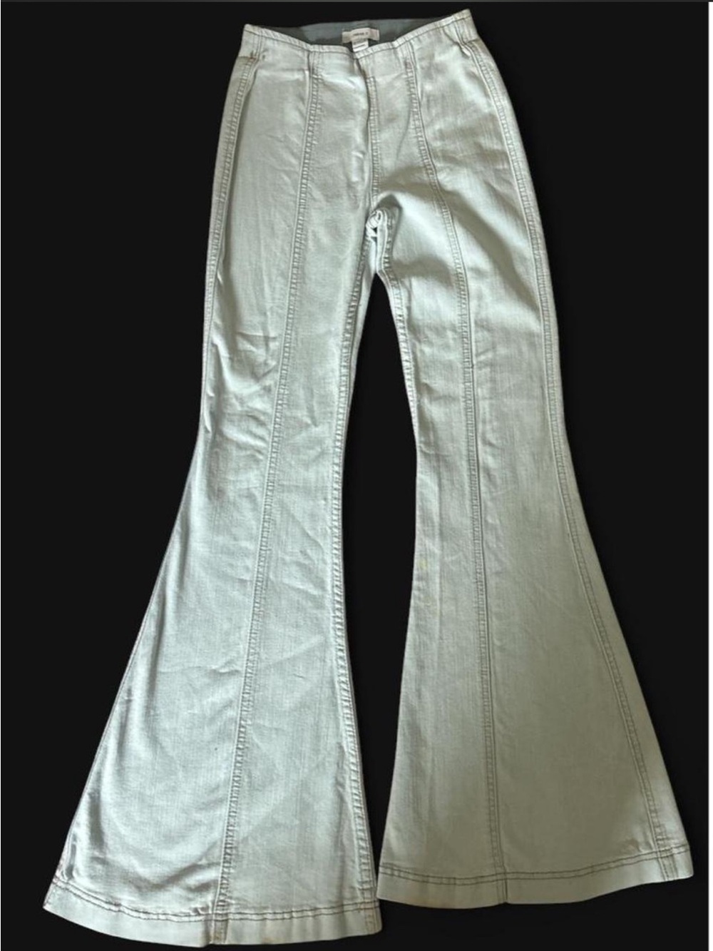 Forever 21 Light Sage Green Denim Jeans - Soft Pastel Wash